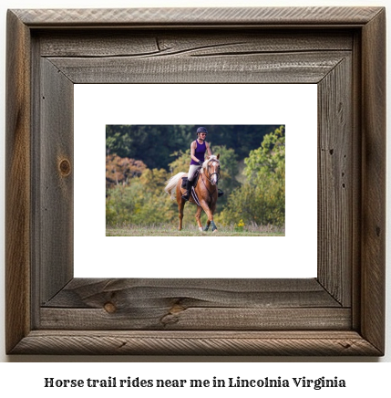 horse trail rides near me in Lincolnia, Virginia